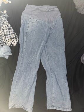 Wide Leg Maternity Jeans Multipack